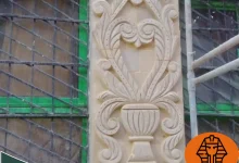 تركيب حجر ديكور