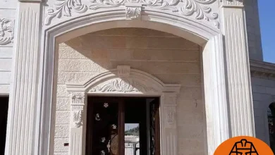 ديكورات حجر ابيض ازازي