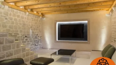 ديكورات حجر داخلي للمنازل