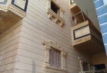 أحدث تصميمات واجهات المنازل بالحجر الهاشمي