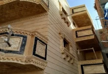 واجهة منزل حجر هاشمي