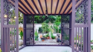 أفضل تصاميم برجولات حدائق في مصر