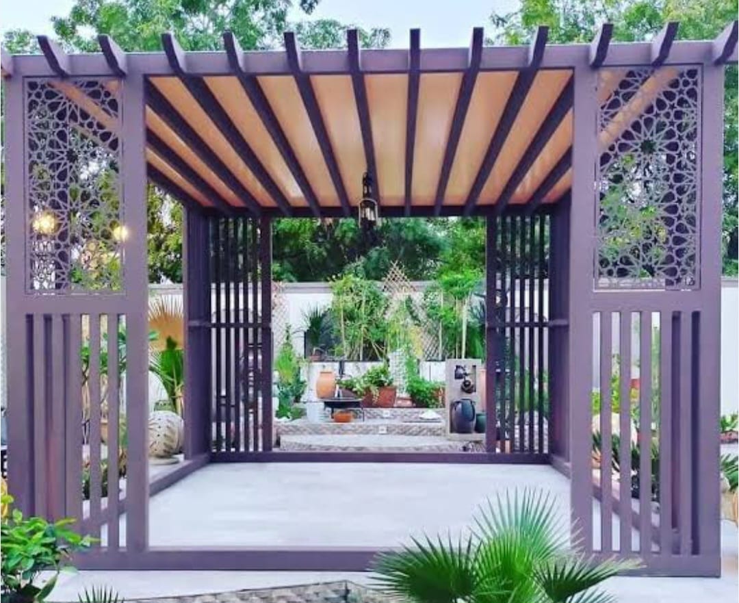 أفضل تصاميم برجولات حدائق في مصر