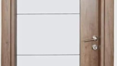 ابواب خشب مودرن